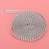 3pcs 3mm Crystal Rhinestone Chain Trim DIY Sewing Embellishment  For Sewing Craft