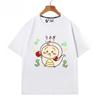 Chiikawa Simple Cartoon Character Graphic TShirt Unisex Couple Casual Summer ShortSleeve Oversized Streetwear Daily Top