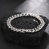 Men's titanium steel bracelet, non-fading Cuban chain, high-end versatile hip-hop accessory, niche minimalist jewelry for women