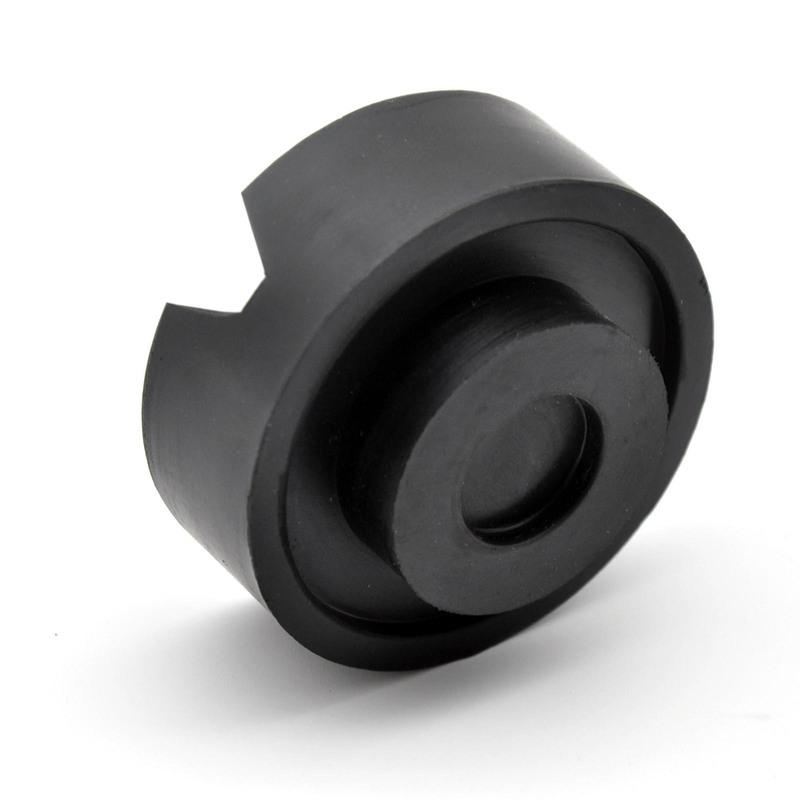 Car Stand Rubber Pads Lift Jack Black Slotted Floor Pad Frame Rail Adapter Scissor Jack For Fiat Peugeot Vauxhall Renault Alfa