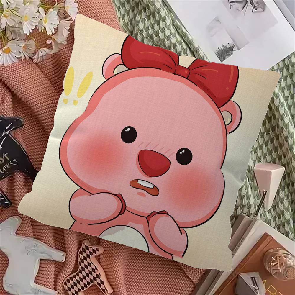 Korea Zanmang LLoopy Cushion Cover Decorative Pillow Sofa Home Decor Case Pillow Cases