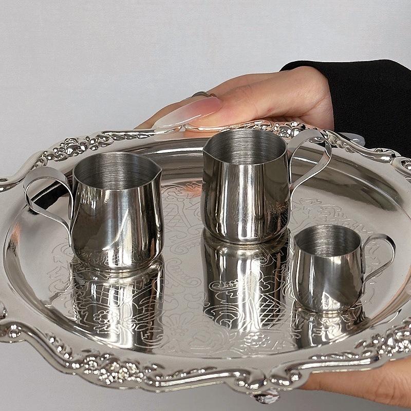 12.5/30Ml Mini Coffee Milk Frothing Jug Latte Art Milk Frother Pitcher Stainless Steel Measurement Jug Pot Coffee Accessorie