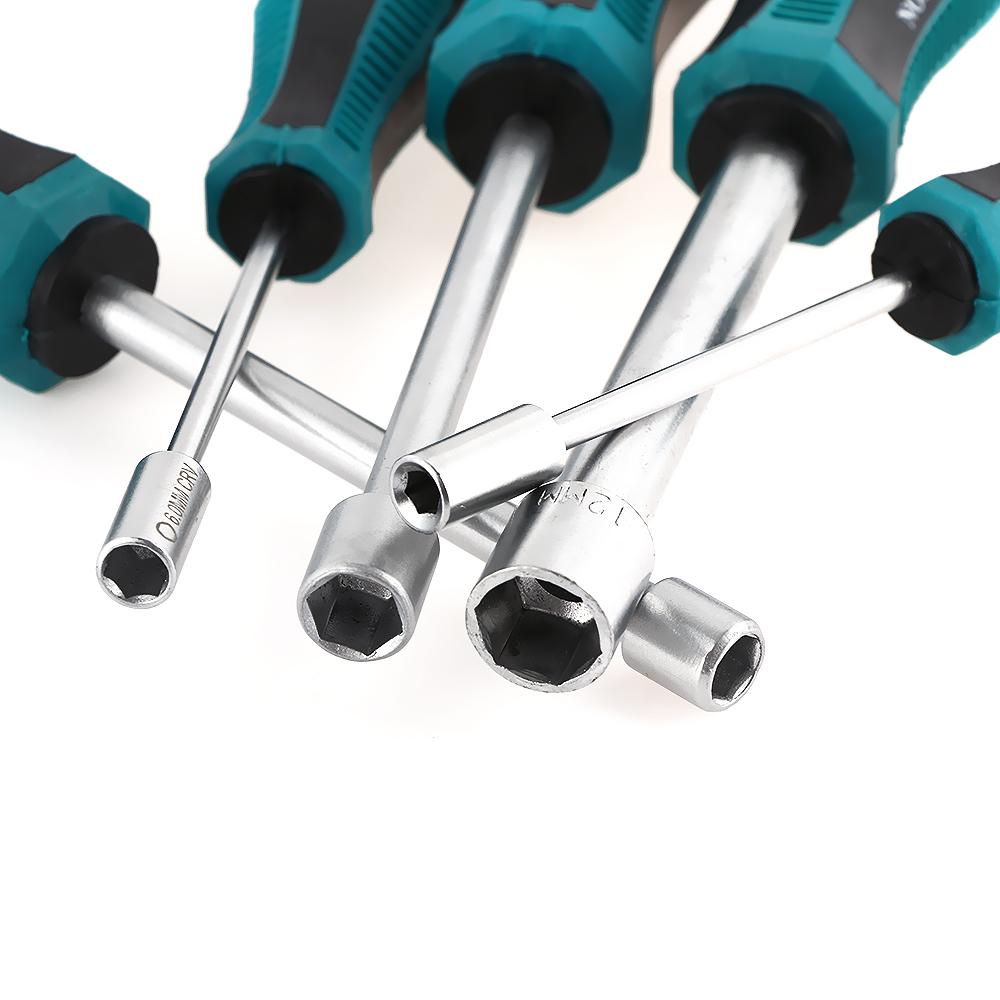 Repair Hex Nut Key Anti-slip Handle Socket Driver Nutdriver Wrench Screwdriver