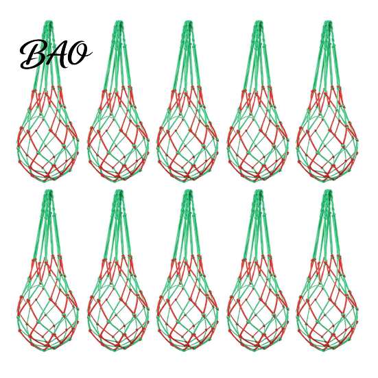 Vertical Gardening Trellis Net 10Pcs Watermelon Sling Nets, Weatherproof Reusable Melon Holder Support Mesh, Fruit Hammocks for Cantaloupe Cucumber