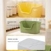 Bathroom Cat Litter Sandbox Cat Bedlpans Toilet Leak Proof Training Basin Giant Style Mode Anti External Splash Integrated Open