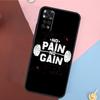 Без боли нет результата Чехол Для Xiaomi Redmi Note 13 Pro 14 12 11 9 10 9S 10S 11S 12S Redmi 14C 10C 12C 13C Чехол