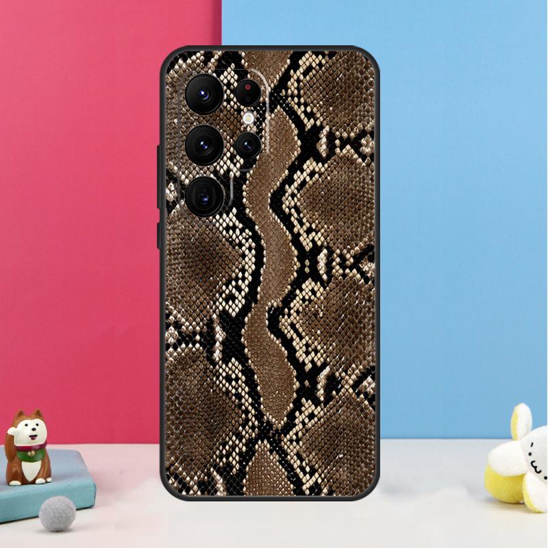 Чехол под змеиную кожу для Samsung Galaxy S26 S23 Ultra S20 S21 S22 S24 S25 Plus S10 S25 FE Задняя крышка