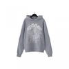 Premium Heavyweight Hooded Sweatshirt With Rhinestone Letter Print Unisex Streetwear Pullover Fall
