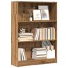VidaXL Bookcase Artisan Oak 80x24x109 Cm Engineered Wood, Bookshelf, Book Holder, Book Support, 857843