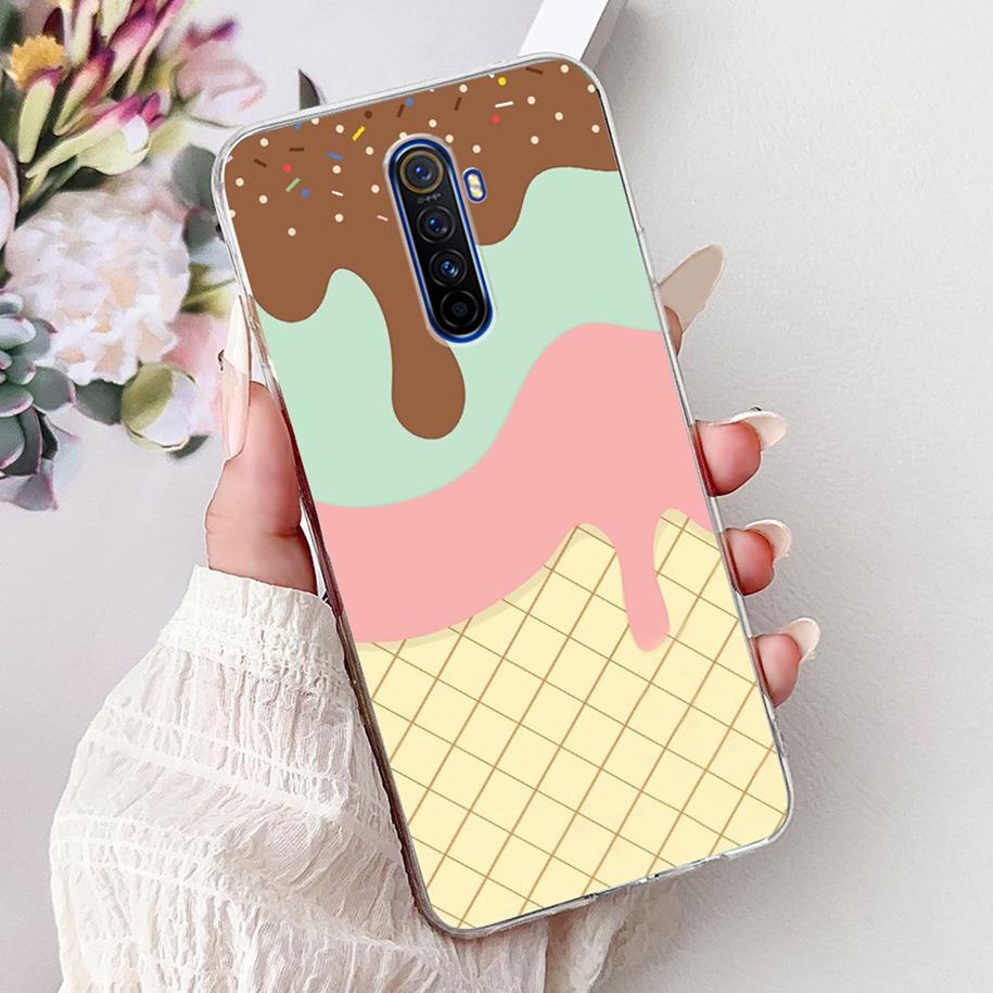 For Realme X2 Pro Case RMX1931 Cover Popular Flower Soft Clear Silicone Back Cover For Realme X2 XT Bumper RMX1921 RMX1992 Funda