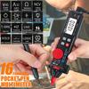 Цифровой мультиметр True RMS 6000 отсчетов Цифровой дисплей Карманный ручной мультиметр Высокая точность Смарт-мультиметр Автоматический диапазон 198 * 51 * 32 мм