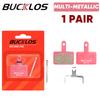 BUCKLOS BRP-01 Disc Brake Pads Resin Semimetallic MTB Hydraulic Brake Pads for SHIMANO B01S B05S Bicycle Brake Pad for M525 M395
