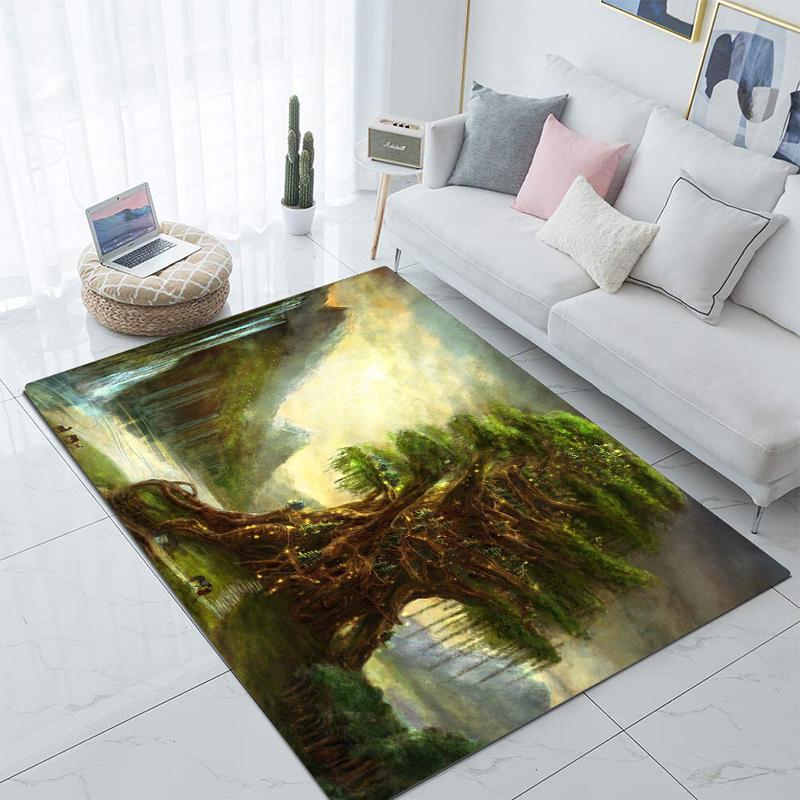 Virtually Fantasy World Carpet Kitchen MatEntrance Doormat Bedroom Floor Decoration Living Room Carpet Bathroom Anti-slip Rug