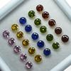 Natural Mixed Color Sapphire Loose Gemstone 8 pcs 5x5 mm Lot Round September Birthday Birthstone