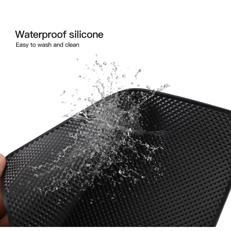 For Renault 2026 New Hub Caps 1Pcs Car Dashboard Anti Slip Mat Non-slip Pad Interior For Renault Clio Megane QM6 ZOE Espace Kadj