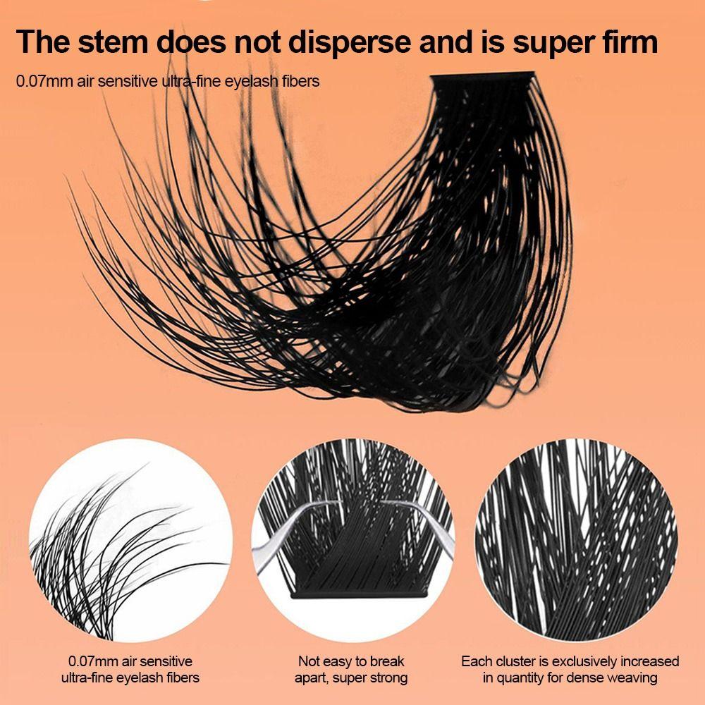 10-24mm Mix Length Lash Clusters D Curl Eye Makeup Tools False Eyelashes Makeup Enhancement