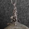 Retro Fashion Hip Hop Magic Cat Pendant Necklace Women's Trendy Clavicle Chain Accessories Gift