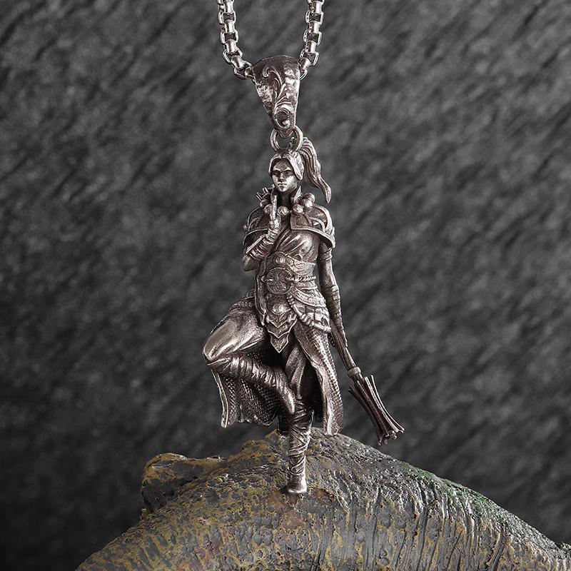 Retro Fashion Hip Hop Magic Cat Pendant Necklace Women's Trendy Clavicle Chain Accessories Gift