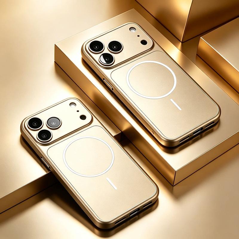 Роскосный ПК Для Magsafe Чехол Для Телефона Для 18 17 16 15 14 13 Pro Max Магнитный Жесткий Полная Защита Линз Тонкий Чехол funda
