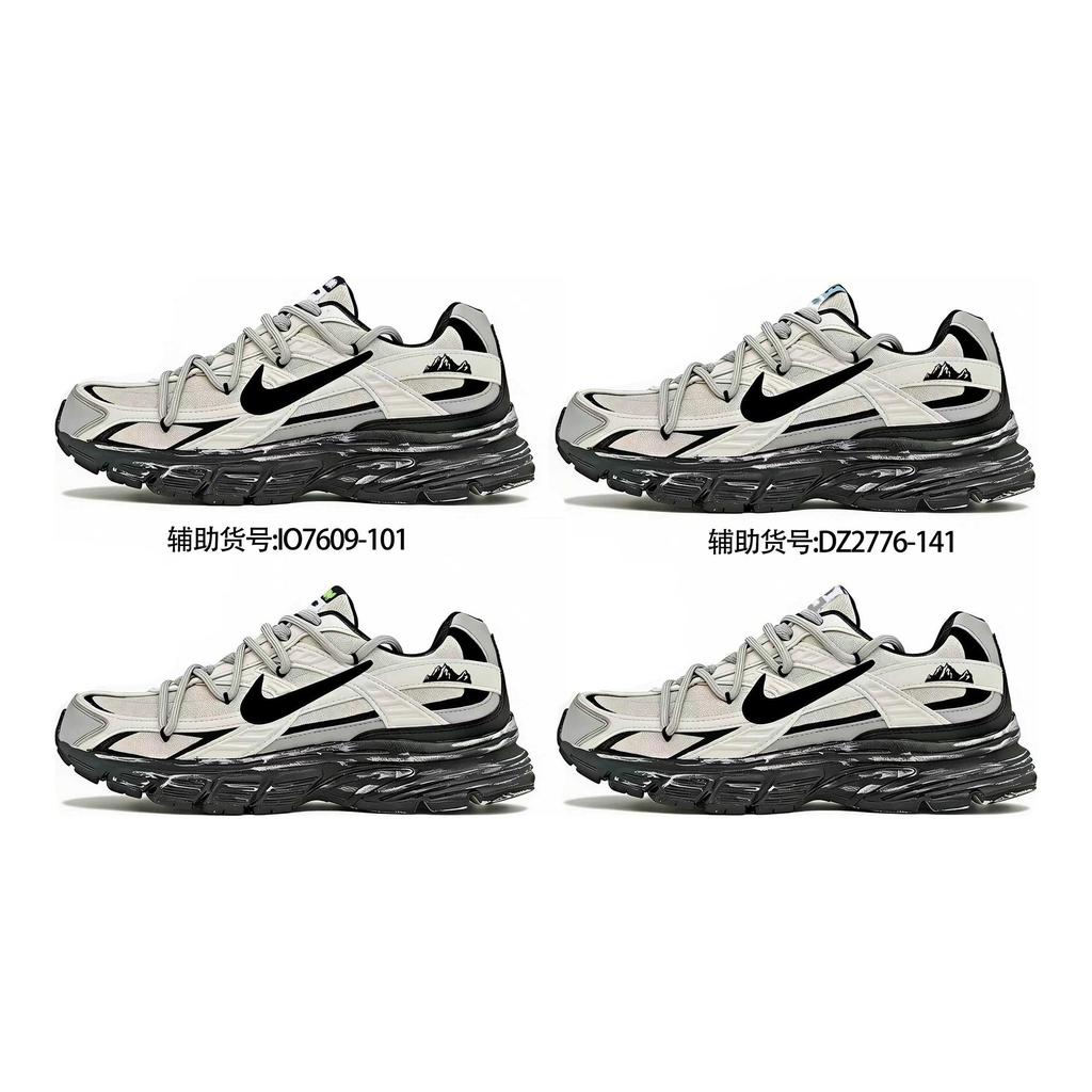 Nike Кроссовки Initiator Устойчивые к истиранию Низкие Повседневные Для города и commutes Бег Унисекс Черный Белый Серый 394055-100(Команда1455-ЛД)