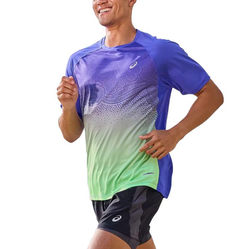 Asics Actibreeze Мягкая Удобная Дышащая Футболка с Круглым Вырезом и Короткой Рукавой, Дружелюбная к Коже, Мужские Топы 2011D512-001
