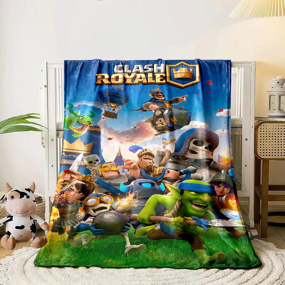 Fantasy characters in battle scenes with bright colors and dynamic action. for all seasons blanket lunch break throw gift