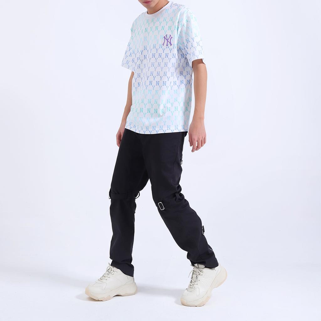 New MLB New York Yankees T Shirt Unisex Light Blue 31TSMC131-50U