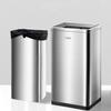 50 л Большая вместимость Нержавеющая сталь Мусорное ведро без крышки Коммерческое Общественное место Контейнер для мусора Офисный Контейнер для хранения мусора