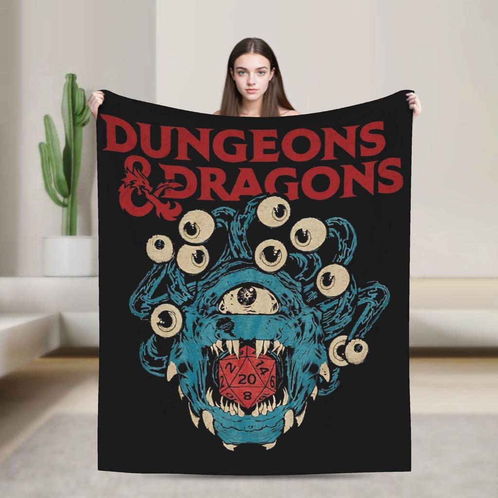 Dungeons Dragons DnD Одеяла Флис Зима Дышащее Супер Теплое Плед для Дома Улицы Плюшевое Тонкое Одеяло