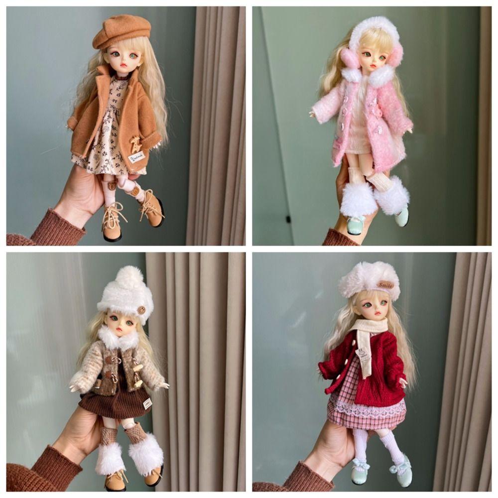 Модная одежда для куклы 30 см Сделай сам Набор одежды для куклы BJD 1/6 Разные стили Мультяшное платье для куклы Мини кукольный комбинезон Подарок