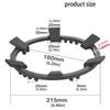 Рабочее кольцо для газовой плиты Рабочее кольцо для горелки Подставка Нескользящий редуктор газового кольца Сверхпрочная чугунная газовая горелка Горячие кастрюли Сковорода