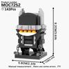 MOOXI Серия Фильмы MOC Набор Кирпичиков Фигурка BrickHeadzed Модель DIY Строительные Блоки Монтессори Детские Обучающие Игрушки Для Детей Подарок