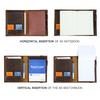 Vintage Horse Head Genuine Leather A5 Notebook Cover With Pen Slot IPad Mini Multi-Function Protective Case