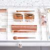 6pcs Acrylic Drawer Dividers Organizer Clear Plastic Drawer Partition Plexiglass Socks Kitchen Utensils Drawer Storage