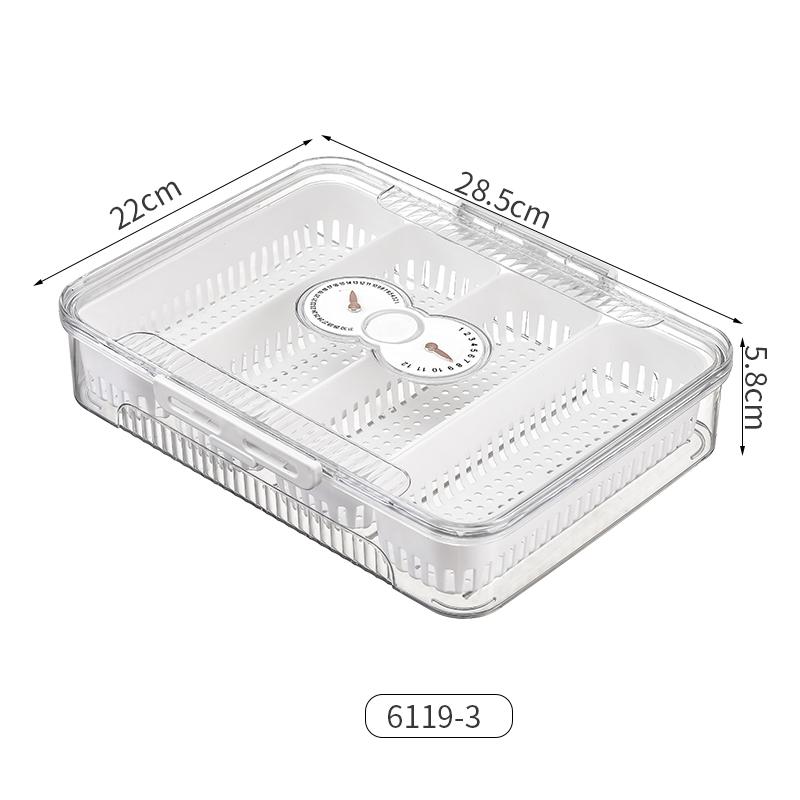 Trending Modern Stackable Multi Functional Storage Box Leakproof Transparent Home Kitchen Organize Food Tools Case