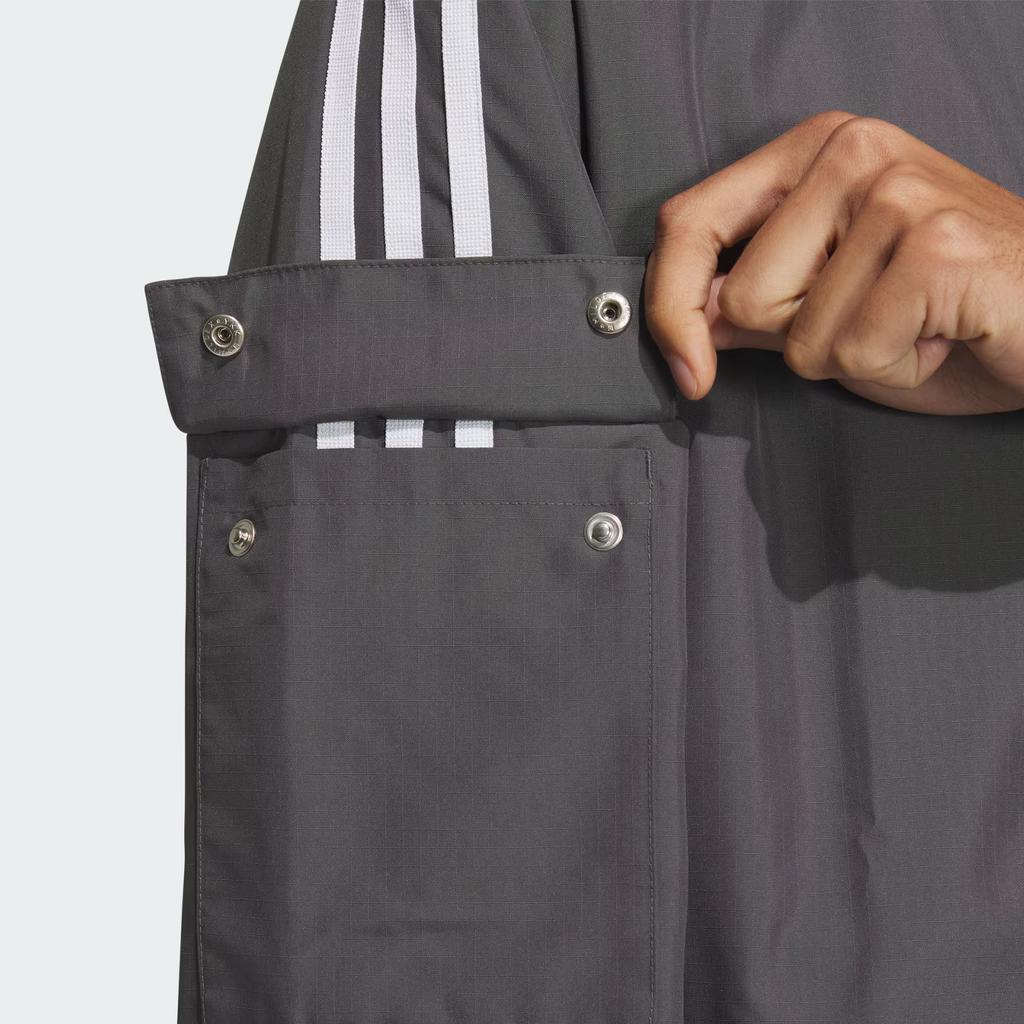 Adidas Originals Track Stag Повседневная Простая Универсальная Куртка с Капюшоном Куртка Унисекс Темно-Серая KB1942