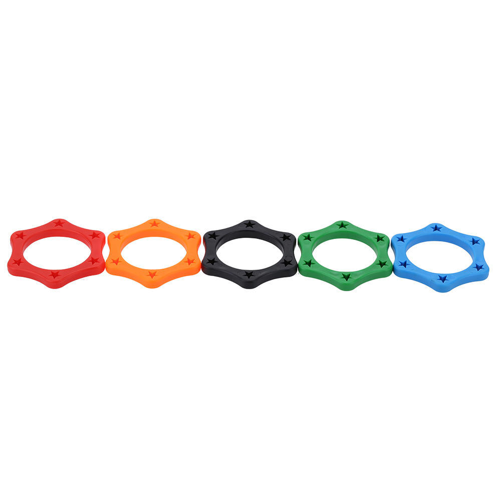 5pcs Rubber Wireless Handheld Microphone Anti-rolling Protection Ring