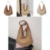 Large Capacity Woven Shoulder Bag With Polyester Lining For Summer Style