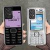 Забавный ретро-телефон Мягкий чехол для телефона для Samsung A17 A16 A15 A14 A13 A57 A56 A55 A54 A53 A37 A36 A35 A34 A33 A26 A25 A24 A23 A5