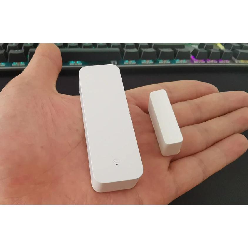 WiFi Tuya Zigbee Door Sensor Window Sensor Contact Open Close APP Remote Control Compatible With Alexa Google Assistant