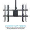 UNHO Adjustable Ceiling TV Mount Fits Most 26-65" LCD LED Plasma Monitor Panel Screen  Adjustable Ceiling TV Mount