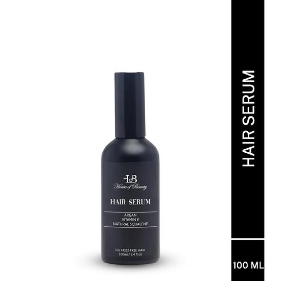 HOUSE OF BEAUTY Сыворотка для волос с аргановым маслом, витамином Е и растительным скваланом, защита от солнца – рост волос, борьба с пушистостью, глубокое питание и блеск - 100 мл