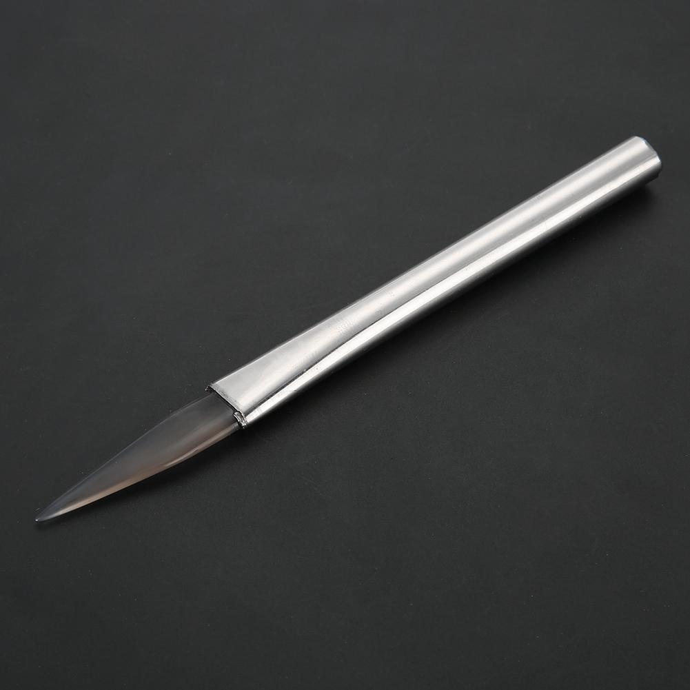 Нож с наконечником из агата, полировка, полировка, изготовление ювелирных изделий, ремесленный инструмент для золота и серебра