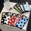 Simple Polka Dot For Apple 15 Promax Mobile Phone Case For IPhone 16 Dopamine 17 Acrylic 13 Anti-fall 14