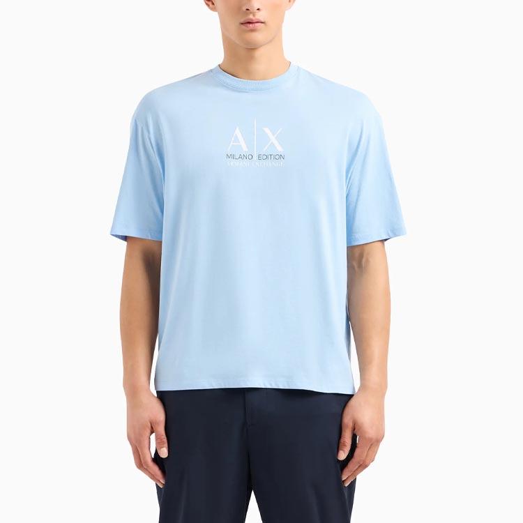 ARMANI EXCHANGE SS24 Drop Shoulder Sleeve T Shirt Men's 3DZTAB-ZJ3VZ-1792