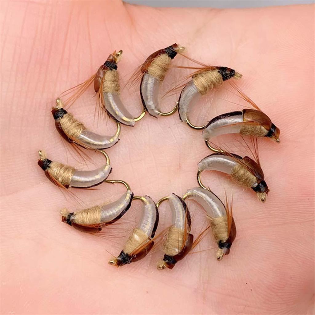 6/12/24 шт., приманка для ловли форели, искусственная приманка для насекомых, имитация червя, реалистичная рыболовная приманка