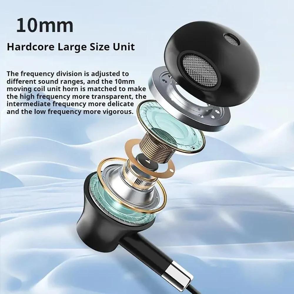 Цветной экран Bluetooth 5.4 Наушники с шейным ободом Беспроводные гарнитуры Hi-Fi стерео Шумоподавление Вкладыши