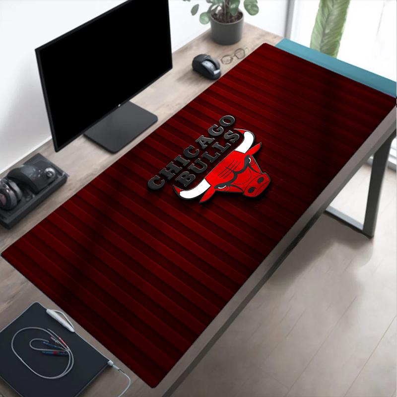 Chicago-Bulls Logo Mouse pad, Gaming Mouse Pad, keyboard pad, Desk Decor for computer notebook Fan Gift Birthday Gift
