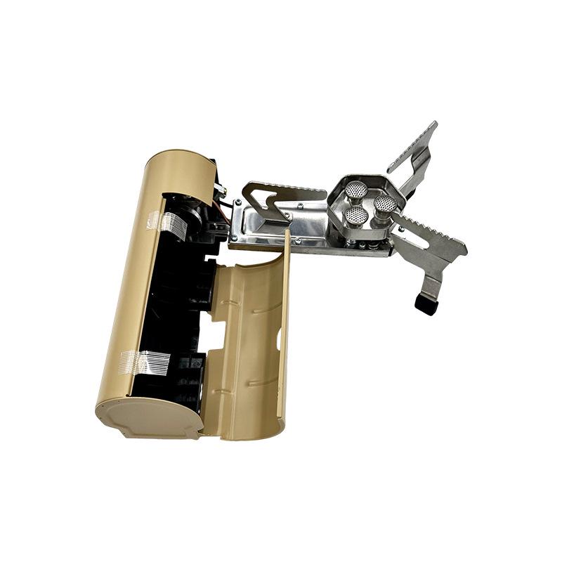 Portable Folding Gas Stove and Kettle for Outdoor Tea Brewing