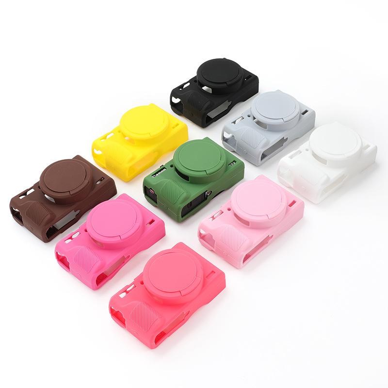 Силиконовый чехол для Canon PowerShot G7X Mark III - G7X3 Сумка для камеры и мягкий защитный чехол